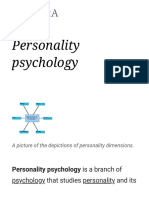 Personality Psychology