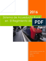 Sistema de Acueducto Rural en El Regimiento de Santa Lucía