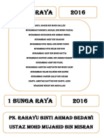 Top Students of 1 Bunga Raya 2016