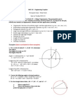 Prereq Quiz Review