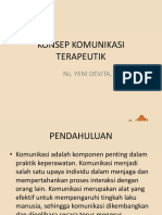 Konsep Komunikasi Terapeutik