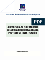 15 LA RESILENCIA EN EL DESARROLLO DE LA ORGANIZACION SALUDABLE PROYECTO DE INVESTIGACION 2009.pdf