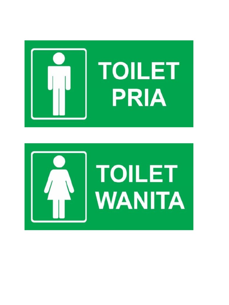  Toilet Pria  Wanita