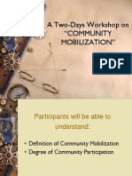 Community Mobilization Workshop - Slides For Sharing - Day 1