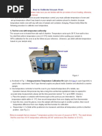 Oven Calibration