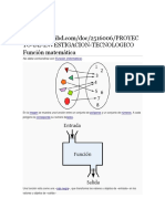 Función Matemática