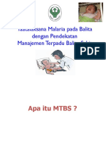 Tatalaksana Malaria Pada Balita DG MTBS