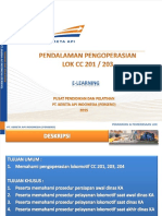 Pendalaman Pengoperasian Lok CC 201,203,204