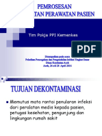 Pemrosesan Peralatan Perawatan Pasien