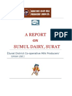 A Report Sumul Dairy, Surat: Surat District Co-Operative Milk Producers' Union LTD.)