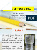 Taste of TIMSS and PISA