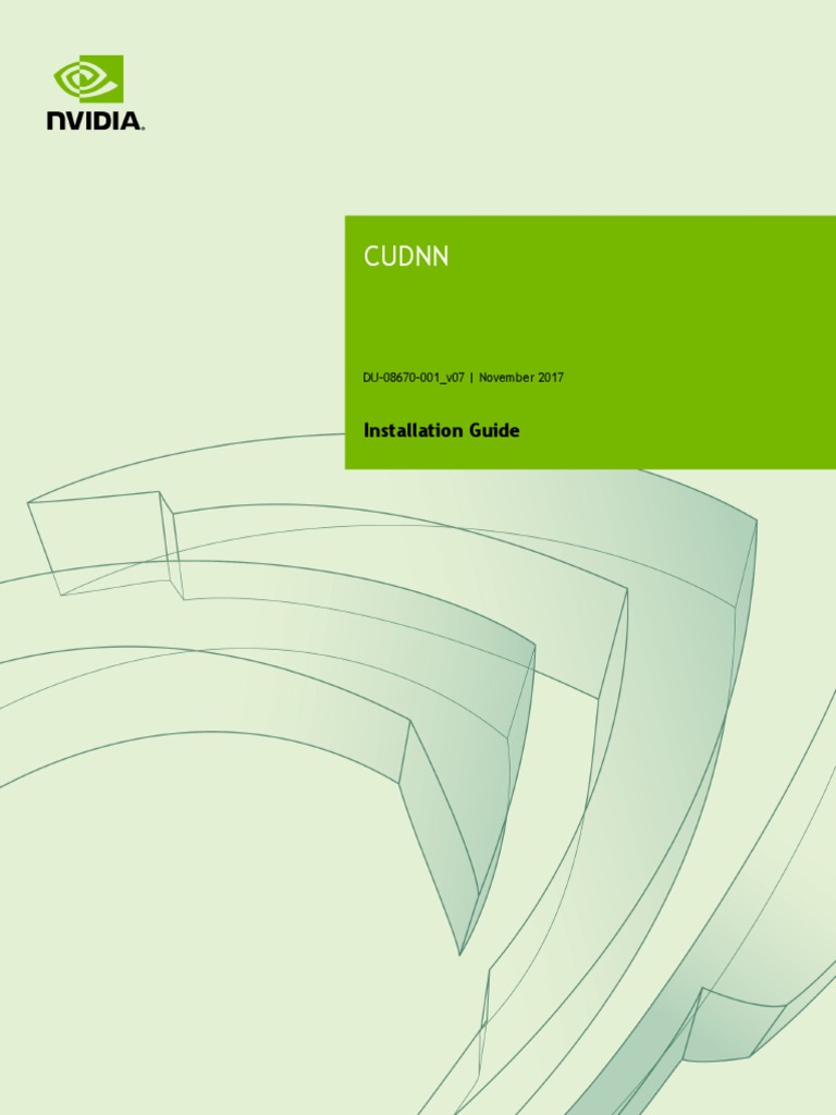 CuDNN Installation Guide PDF Graphics Processing Unit Linux