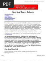 Simulink Basics Tutorial