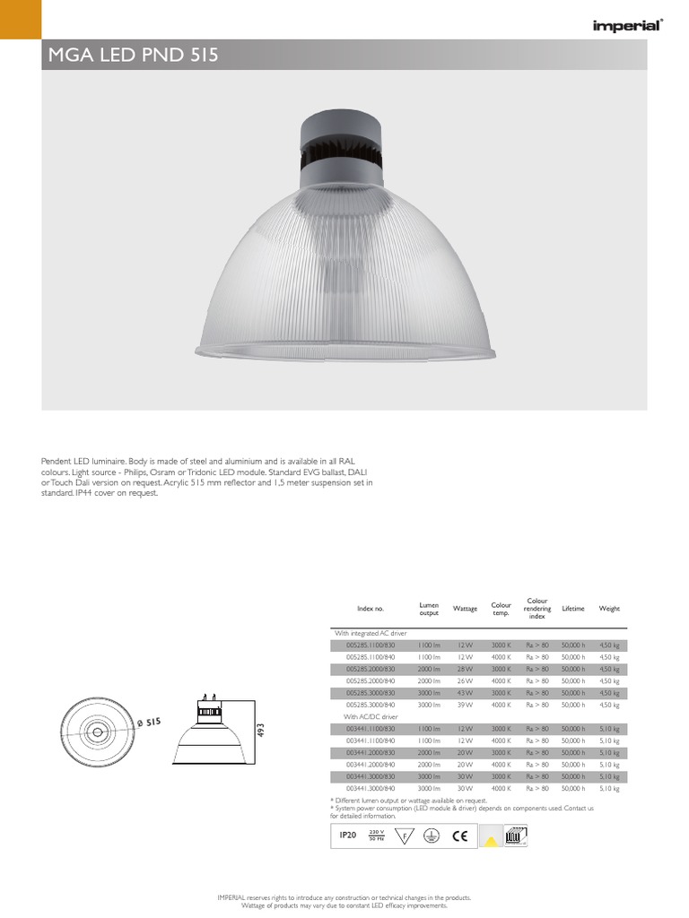 Mga Led PND 515: Passive | Download Free PDF | Kilogram ...