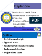 Introduction to Health Ethics Principles