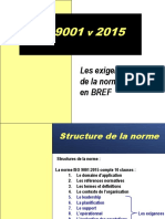 Survol Des Exigences ISO 9001 V 2015