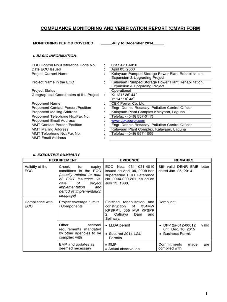 Sample CMR PDF | PDF | Environmental Monitoring | Waste