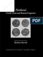 (Cincinnati Classical Studies New Series) Barbara Burrell-Neokoroi - Greek Cities and Roman Emperors-Brill Academic Publishers (2004) PDF