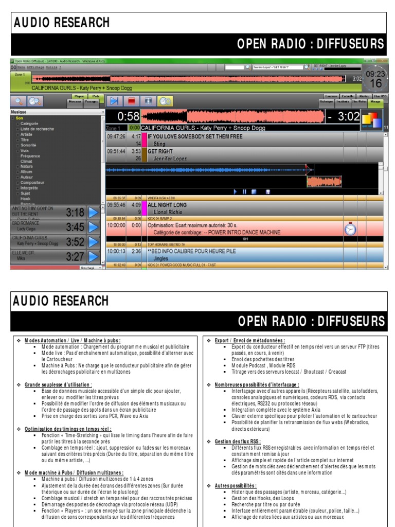Solutions d'automatisation pour diffuseurs radio | PDF | Informatique ...