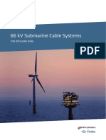 66 KV Submarine Cable Systems For Offshore Wind