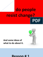 Reasons For Resisting Change