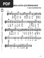 A Mesa Santa Que Preparamos