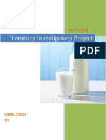 Chemistry Investigatory Project: Nikhil Pawar XII