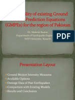 Dr. Mukesh Kumar Department of Earthquake Engineering, NED University, Karachi