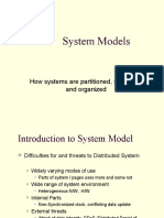 System Models: How Systems Are Partitioned, Structured and Organized