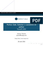 Pyconfr 2010 Ecommerce Perfect Sale