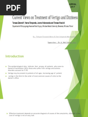 Jurnal 2017 Bagian Ilmu Penyakit Saraf Fk Unismuh Makassar Vertigo Meniere S Disease