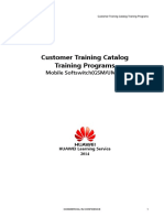 Customer Training Catalog Training Programs: Mobile Softswitch (GSM/UMTS)