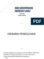 Teknik Modifikasi Tingkah Laku