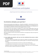 Directives anticipées pour la fin de vie