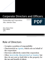 Role of Directors and Officers in Philippine Corporations