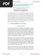 Comparative Analysis On Existing Animal Intrusion Detection System