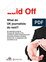 Laid Off: What Do Journalists Do Next?