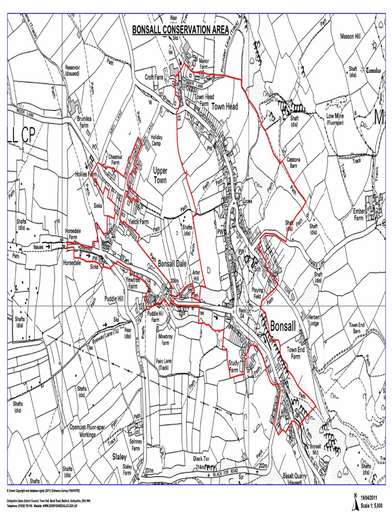Bonsall Conservation Area Map | PDF