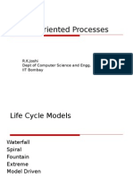 Object Oriented Processes: R.K.Joshi Dept of Computer Science and Engg. IIT Bombay