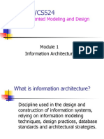 ITM531/CS524: Object Oriented Modeling and Design