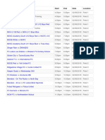 Uihlein Soccer Park - Daily Schedule