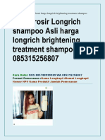 Grosir Harga Longrich Brightening Treatment Shampoo