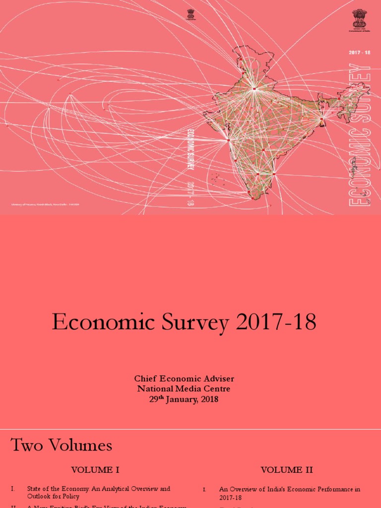Economic Survey Presentation PDF Taxes Macroeconomics