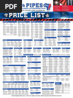 Steel and Pipes For Africa Price List