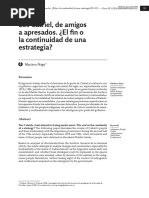 Nagy Los Catriel, De Amigos a Fin de Estrategia