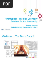 ChemSpider The Free Chemistry Database F PDF