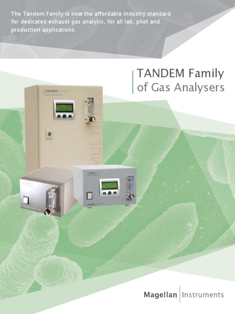 Tandem Gas Analysers Overview | PDF | Nitrogen | Mass Spectrometry