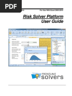 Download Risk Solver Platform User Guide by vicothe SN37090155 doc pdf