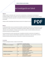 Taller de Investigación en Salud