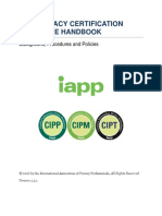 IAPP Privacy Certification Candidate Handbook v.2.3.1
